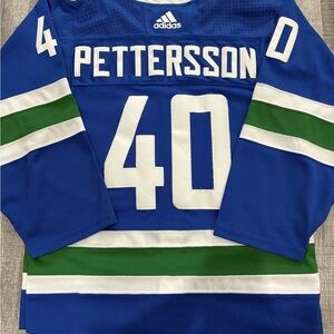 Elias Pettersson Adidas Vancouver Canucks #40 Youth L/XL Jersey